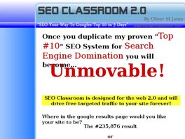 Go to: SEO Classroom 2.0 - Become An Seo Guru Now.