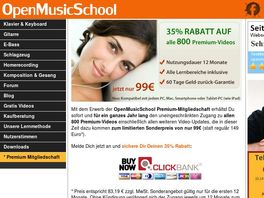 Go to: Openmusicschool - Online Musikschule & Community