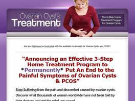 Go to: Ovarian Cysts Treatment ~ 75% ~ Contact Us For Affiliate Support