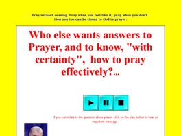 Go to: Prayer, How To Pray Effectively