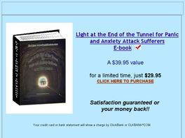 Go to: Light At The End Of The Tunnel For Panic & Anxiety Sufferers.