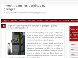 Go to: Reussir Son Investissement Dans Les Parkings