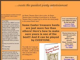 Go to: Treasure Hunt Party Game With Easter Theme Suitable For All Ages.
