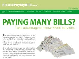 Go to: Paying Many Bills?