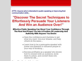 Go to: Public Speaking Techniques To Persuade And Influence Your Listeners!