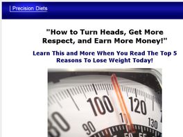 Go to: Precision Diet Weight Loss Program -- 75% Commission.