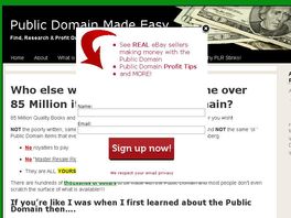 Go to: Public Domain Made Easy - Step-by-step Training!