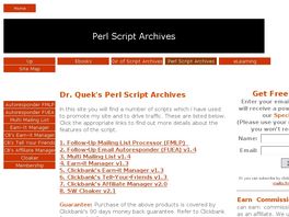 Go to: Dr. Queks Perl Script Archives.