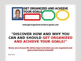 Go to: Get Organized and Achieve Your Goals