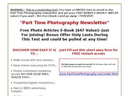Go to: How To Pay The Rent With Your Camera - This Month! Volume 2!