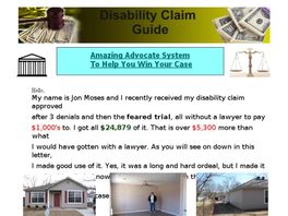 Go to: Disability Claim Guide.