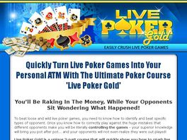 Go to: Live Poker Gold - Quickly Crush Live Poker Games