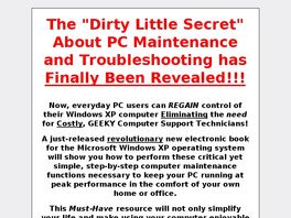 Go to: Ez Pc Tlc, EBook For Maintaining Your Pc.