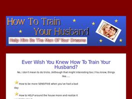 Go to: How To Train Your Husband