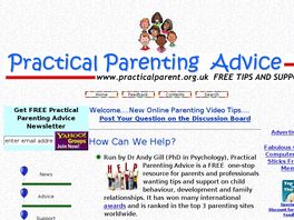 Go to: Practical Parenting Advice.