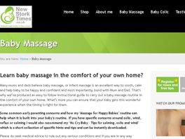 Go to: Massage For Happy Babies Dvd