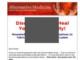Go to: Alternative Medicine.