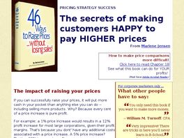 Go to: How To Raise Prices Without Losing Sales.
