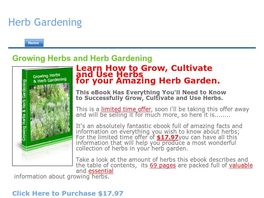 Go to: Growing Herbs And Herb Gardening.