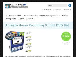 Go to: Ultimate Home Recording School Dvd Set