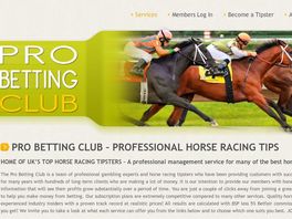 Go to: Professional Horse Racing Tips
