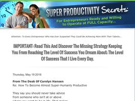 Go to: Super Productivity Secrets