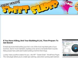 Go to: Sweet Slider..Free List Building Plugin