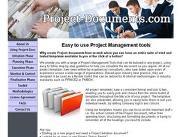 Go to: Project Management Documents Toolkit