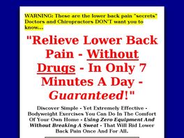 Go to: Today Is The Last Day You Will Have Lower Back Pain.