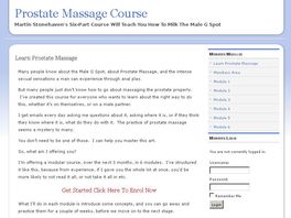 Go to: Prostate Massage Course.