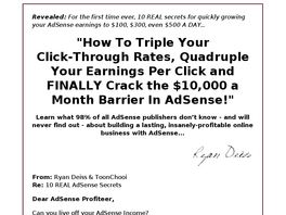 Go to: 10 Adsense Secrets