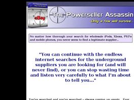 Go to: The Powerseller Assassin - IPod, XBox, Ps3, And Mobile Phone Sources!