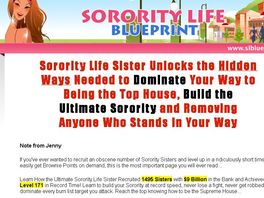 Go to: Sorority Life Blueprint - The Ultimate Sorority Life Guide