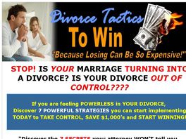 Go to: Hard Hitting Divorce Tactics For Women And Men!
