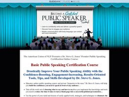 Go to: Public Speaking Certification