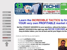 Go to: Niche Checker - IM Market Research Video Course.