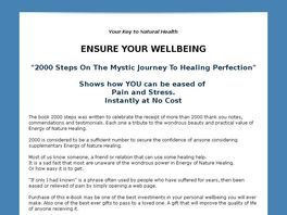 Go to: 2000 Steps On The Mystic Journey to Healing Perfection