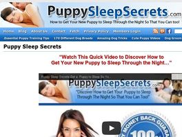Go to: Puppy Sleep Secrets