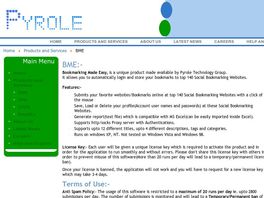 Go to: Bme: Bookmarking Made Easy.