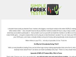 Go to: Simple Forex Tester
