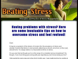 Go to: Beating Stress