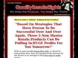 Go to: Quality Resale Rights Packages For You To Sell