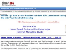 Go to: Home Based Business - Survival Kits.