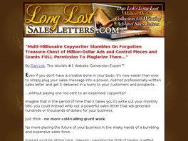 Go to: Long Lost Sales Letters
