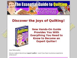 Go to: The Essential Guide To Quilting.