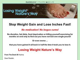 Go to: Losing Weight Nature's Way