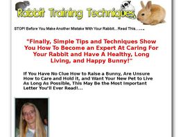 Go to: Rabbit Training Techniques - 50% Payout
