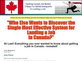 Go to: Hacking Canada Job Market