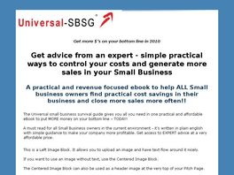 Go to: Universal Small Business Survival Guide 2010.