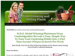 Go to: Your Gardening Hobby Can Earn $4000/month.